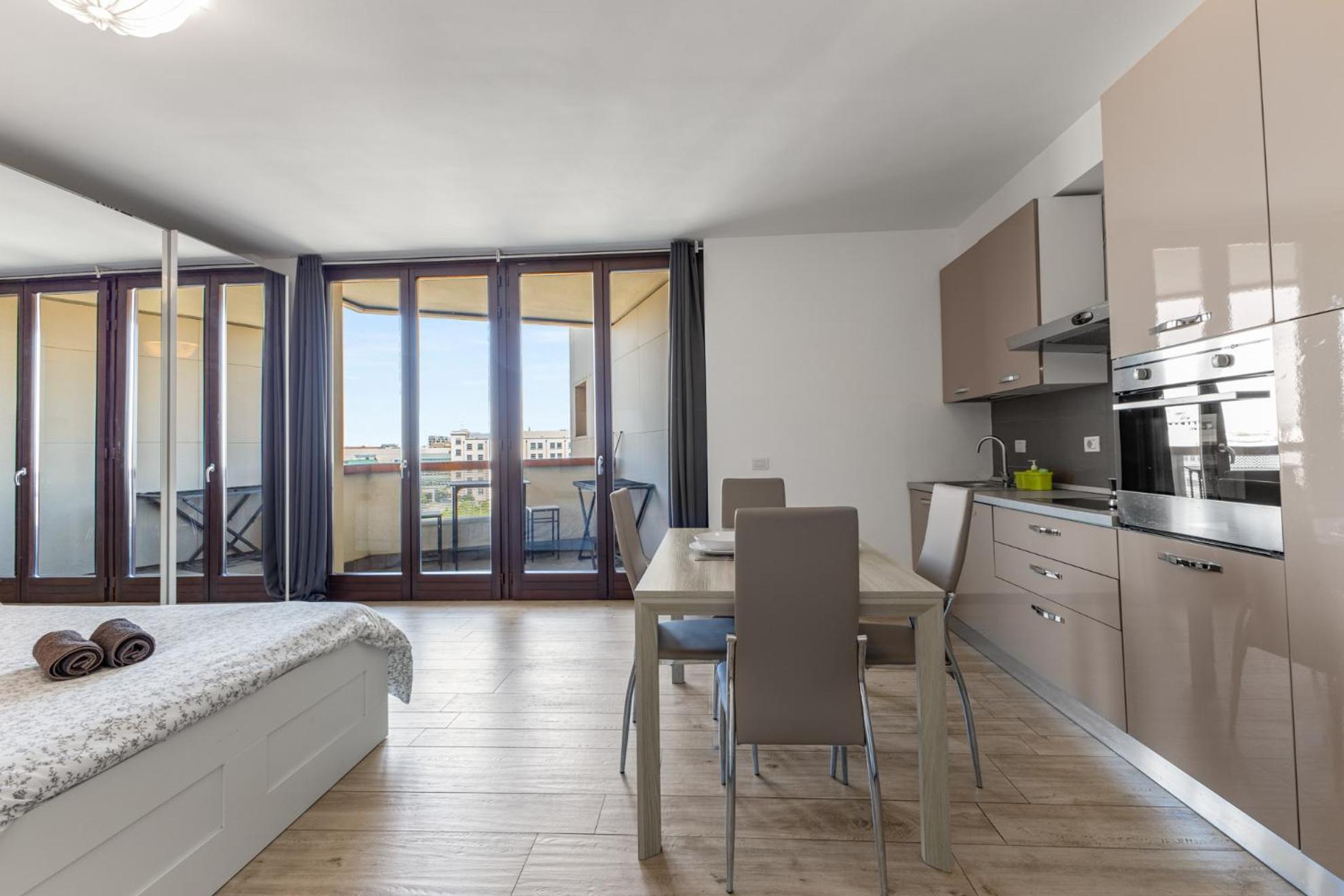 Monolocale Con Balcone Self Check In Milano Sempione Милан Экстерьер фото